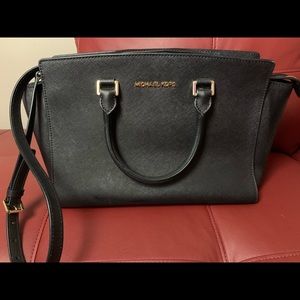 Michael Kors Large Leather Satchel